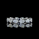1.83 Cts Platinum Pear Shape Eternity Band Eternity Band