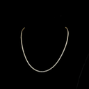 6.97 Cts 14k Yellow Gold Round Shape Tennis Necklace