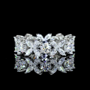 1.9 Cts Platinum Round Shape Eternity Band Eternity Band