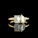 1.77 Cts 14k Yellow Gold Mix Shape Special Ring