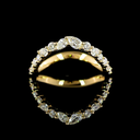 0.4 Cts 18k Yellow Gold Pear Shape Special Eternity Band
