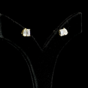 1.78 Cts 14k Yellow Gold Mix Shape Studs Earring