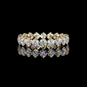 1.76 Cts 14k Yellow Gold Round Shape Eternity Band Eternity Band