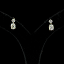 2.22 Cts 14k Yellow Gold Mix Shape Hanging Earring