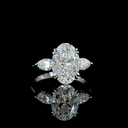 4.24 Cts Platinum Mix Shape Special Ring