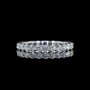 0.85 Cts 14k White Gold Round Shape Eternity Band Eternity Band