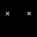 0.93 Cts Platinum Marquise Shape Studs Earring