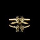0 Cts 14k Yellow Gold Shape Solitaire Ring