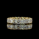 4.3 Cts 14k Yellow Gold Asscher Shape Eternity Band Eternity Band
