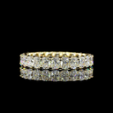 2.72 Cts 14k Yellow Gold Cushion Brilliant Shape Eternity Band Eternity Band