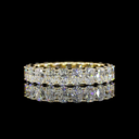 4.56 Cts 14k Yellow Gold Cushion Brilliant Shape Eternity Band Eternity Band