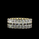 4.32 Cts 14k Yellow Gold Cushion Brilliant Shape Eternity Band Eternity Band