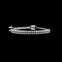 0.9 Cts 14k White Gold Round Shape Tennis Bracelet