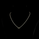 2.04 Cts 14k White Gold Emerald Shape Solitaire Pendant