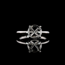 0 Cts Platinum Round Shape Solitaire Ring