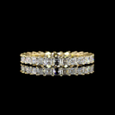 0.84 Cts 14k Yellow Gold Baguette Shape Eternity Band Eternity Band