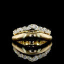 0.58 Cts 14k Yellow Gold Pear Shape Special Ring