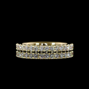 0.97 Cts 14k Yellow Gold Round Shape Eternity Band Eternity Band