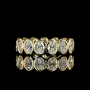 3 Cts 14k Yellow Gold Oval Shape Eternity Band Eternity Band