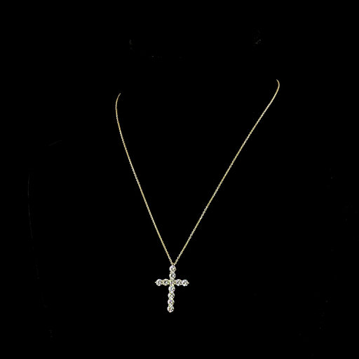[PD14YSYRD175BEW] 1.94 Cts 14k Yellow Gold Round Shape Symbol Pendant