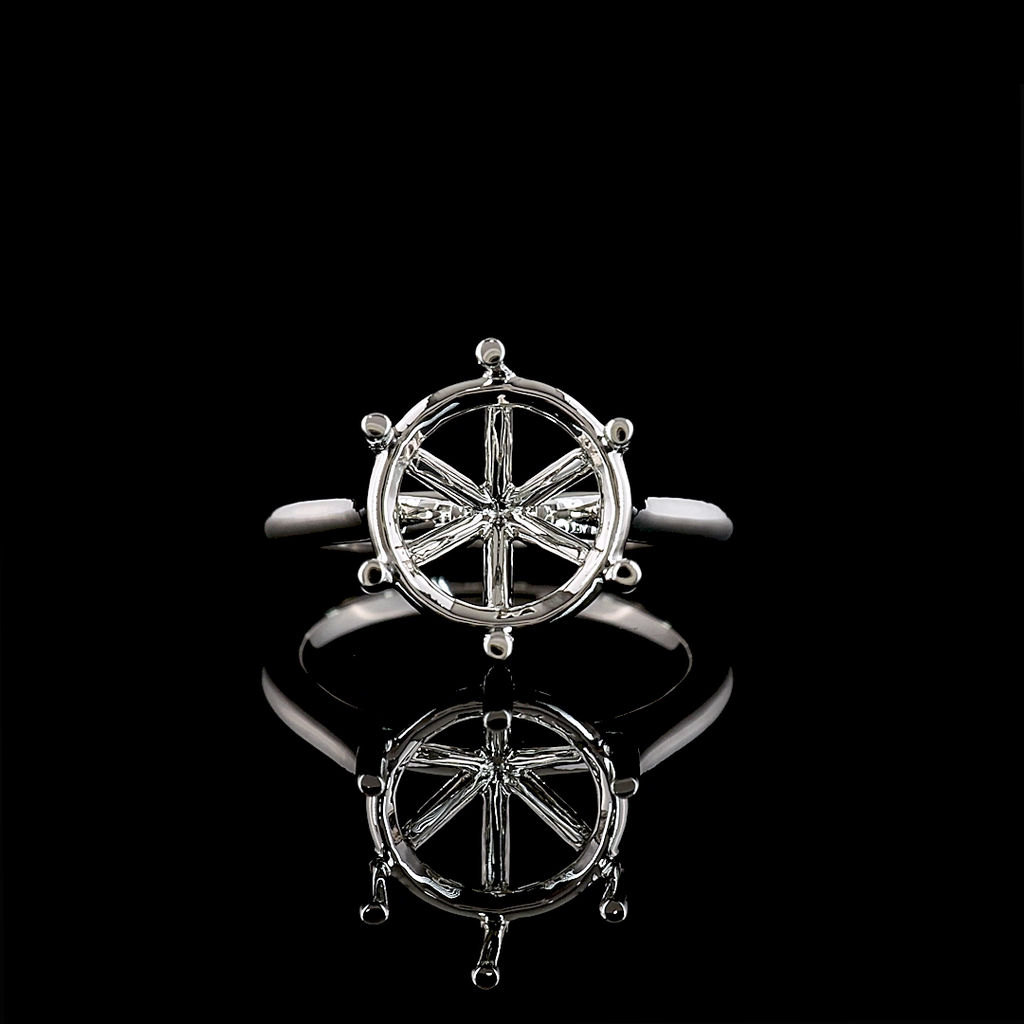 0 Cts Platinum Shape Solitaire Ring