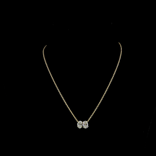 [PD14Y300PNS] 3.12 Cts 14k Yellow Gold Mix Shape Pendant Pendant
